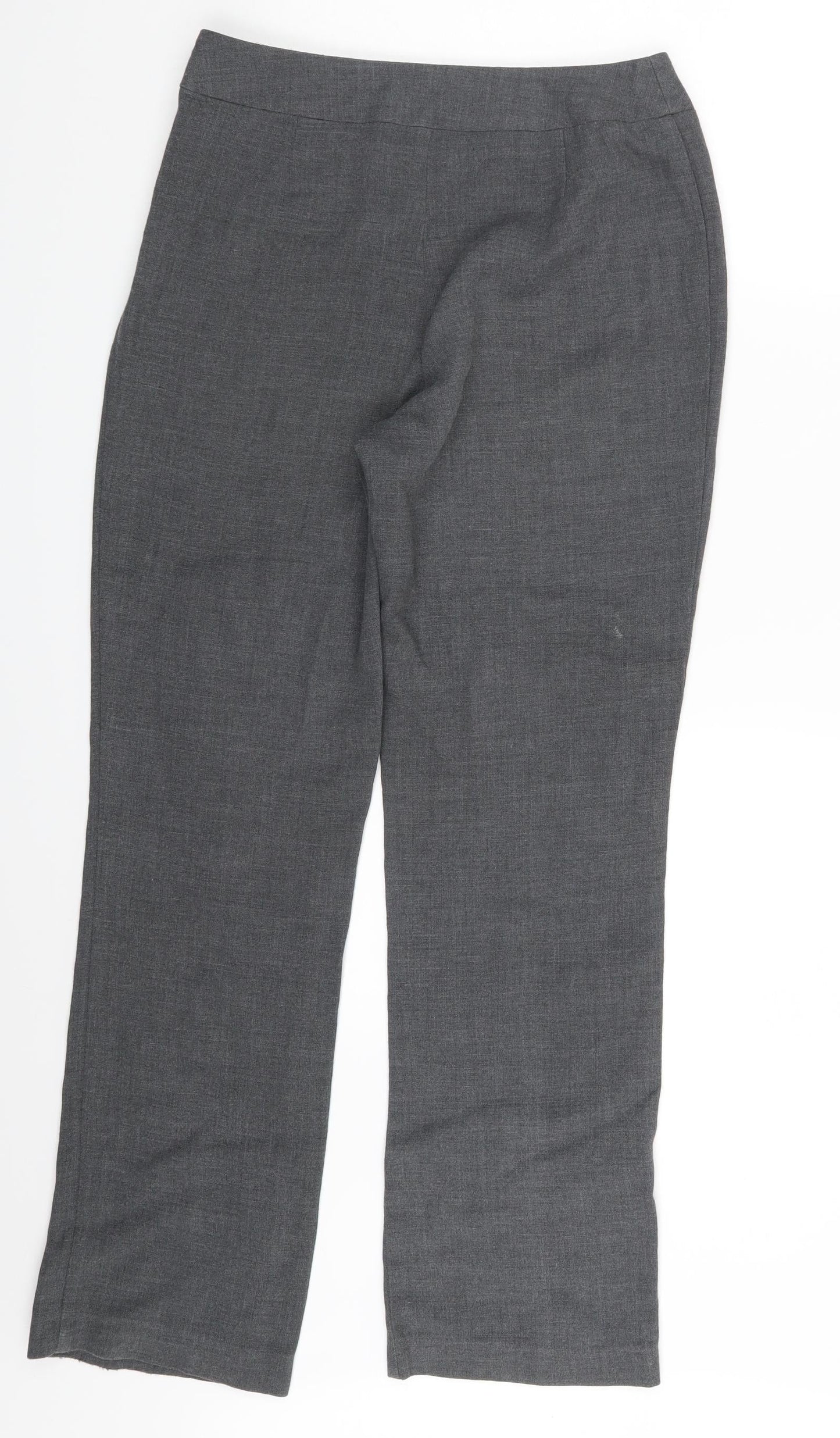 Womens UK Size 12 M&S Regular Fit  Grey Trousers