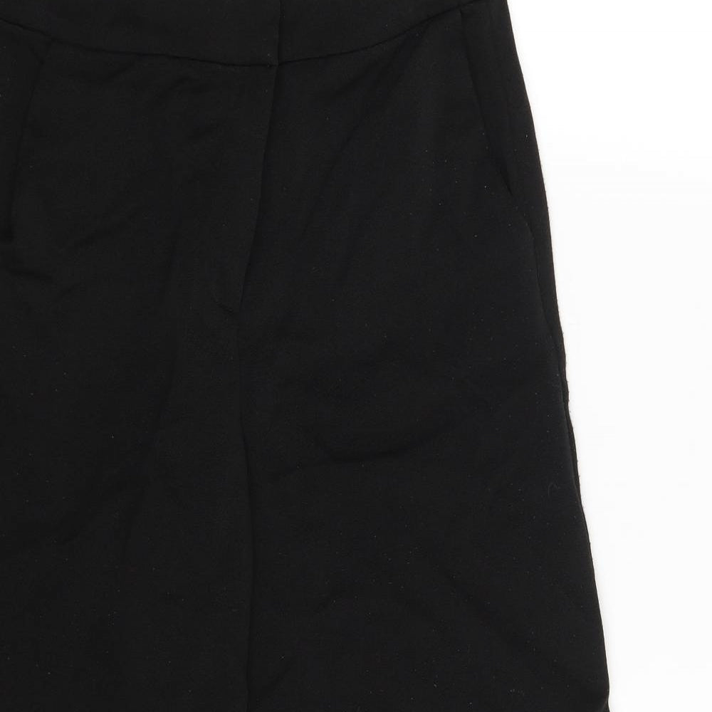 Selected Womens Black   Cut-Off Shorts Size 8