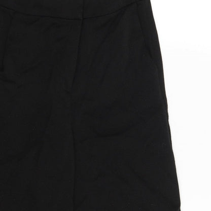 Selected Womens Black   Cut-Off Shorts Size 8