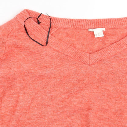 Womens UK Size  H&M Orange Pullover Jumper