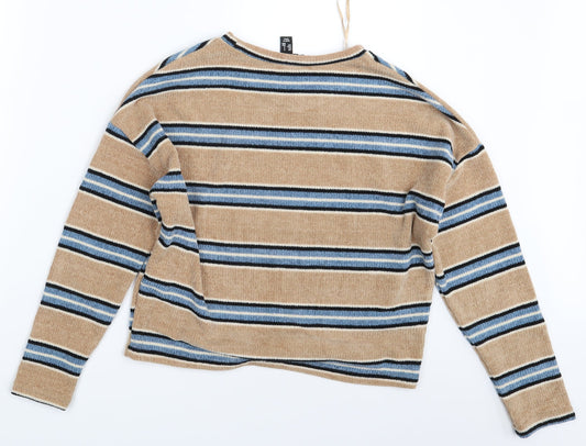 Womens UK Size S New Look Multicoloured Pullover Jumper