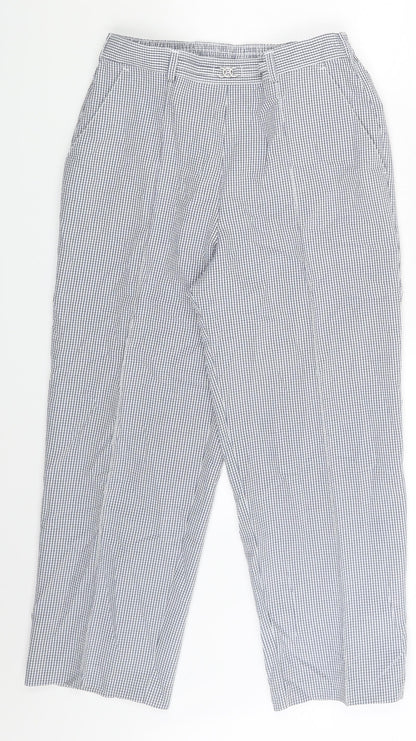 Womens UK Size 8 M&S Regular Fit Sweatpants White Trousers