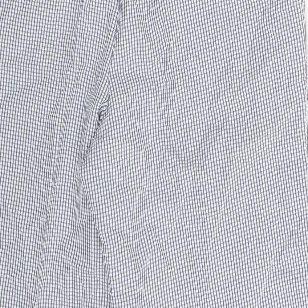 Womens UK Size 8 M&S Regular Fit Sweatpants White Trousers