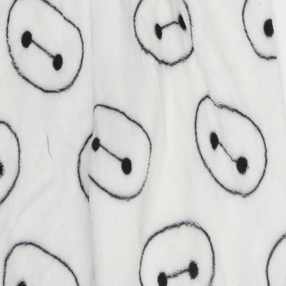Preworn Girls White Animal Print  Jogger Trousers One Size