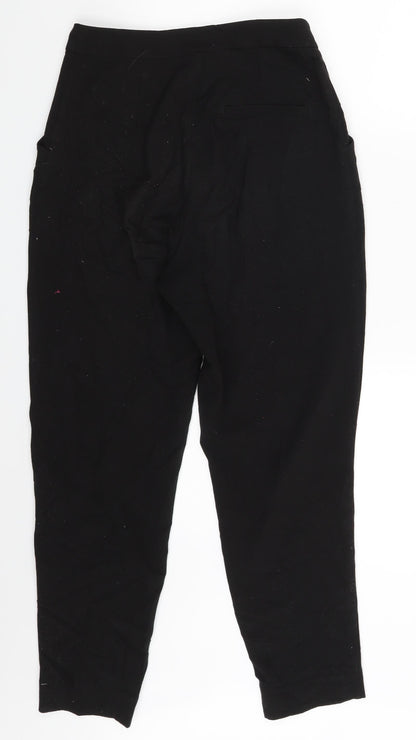 Womens UK Size 8 H&M Slim Fit  Black Trousers