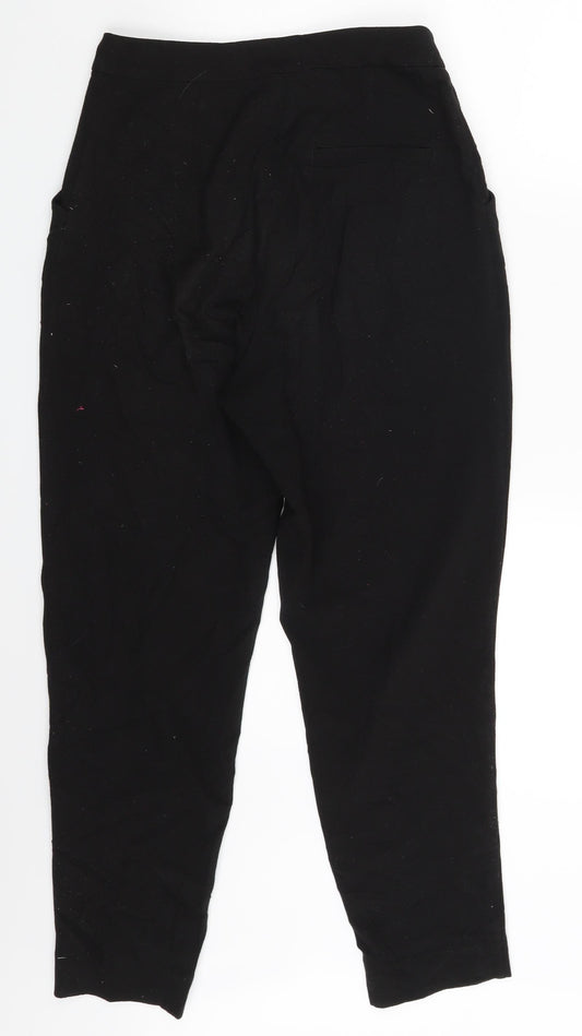 Womens UK Size 8 H&M Slim Fit  Black Trousers