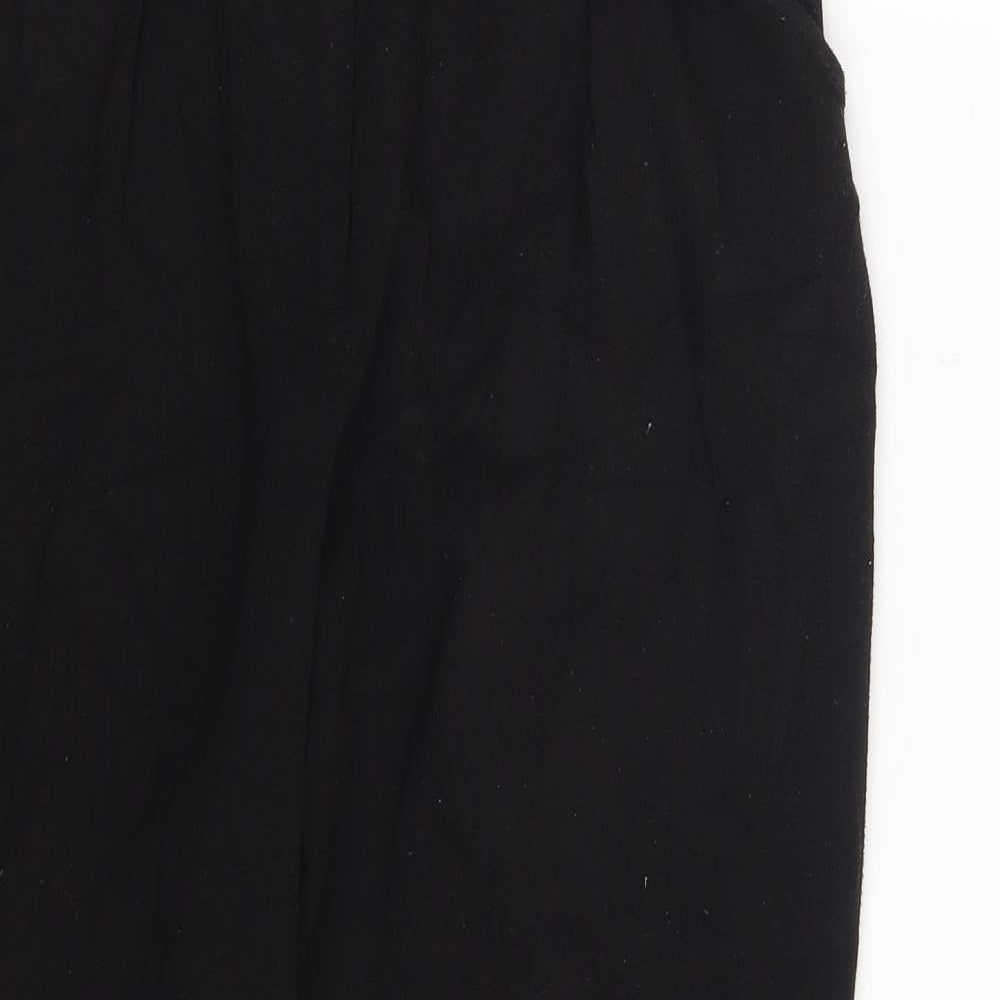 Womens UK Size 8 H&M Slim Fit  Black Trousers