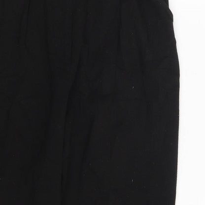 Womens UK Size 8 H&M Slim Fit  Black Trousers