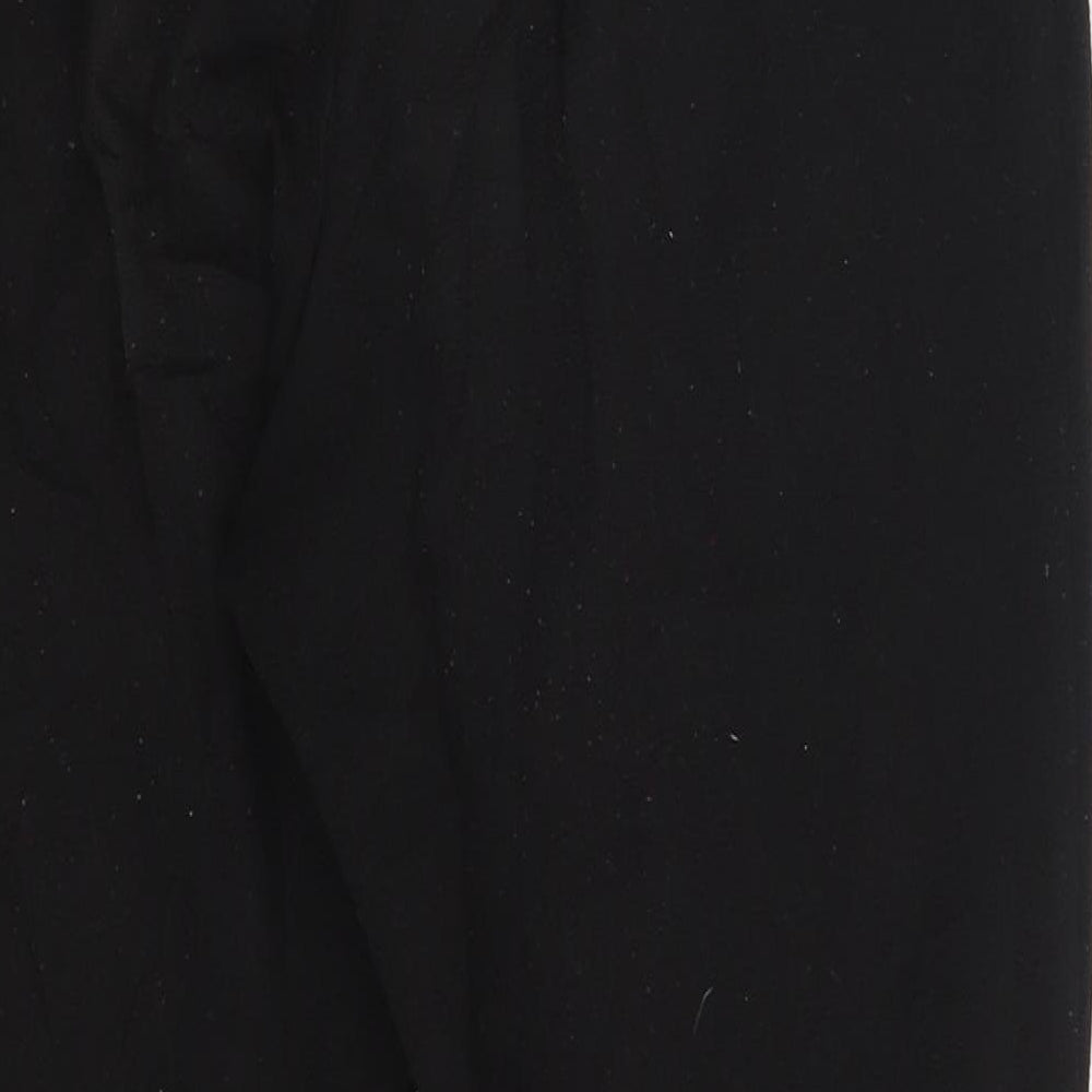 Womens UK Size 8 H&M Slim Fit  Black Trousers