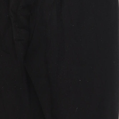 Womens UK Size 8 H&M Slim Fit  Black Trousers