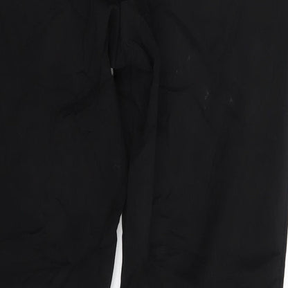 M&S Womens Black   Trousers  Size 12 L28 in