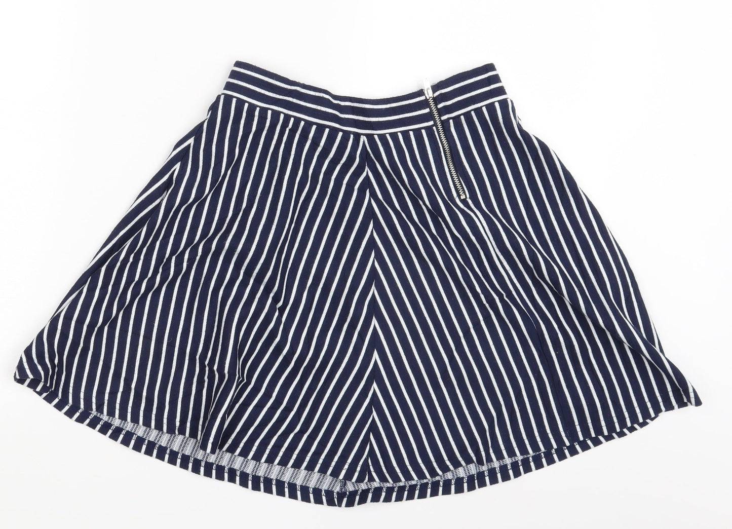 Divided Womens Multicoloured Striped  A-Line Skort Size S