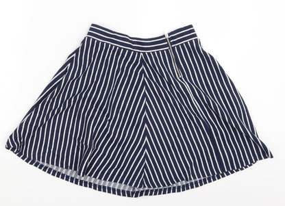 Divided Womens Multicoloured Striped  A-Line Skort Size S