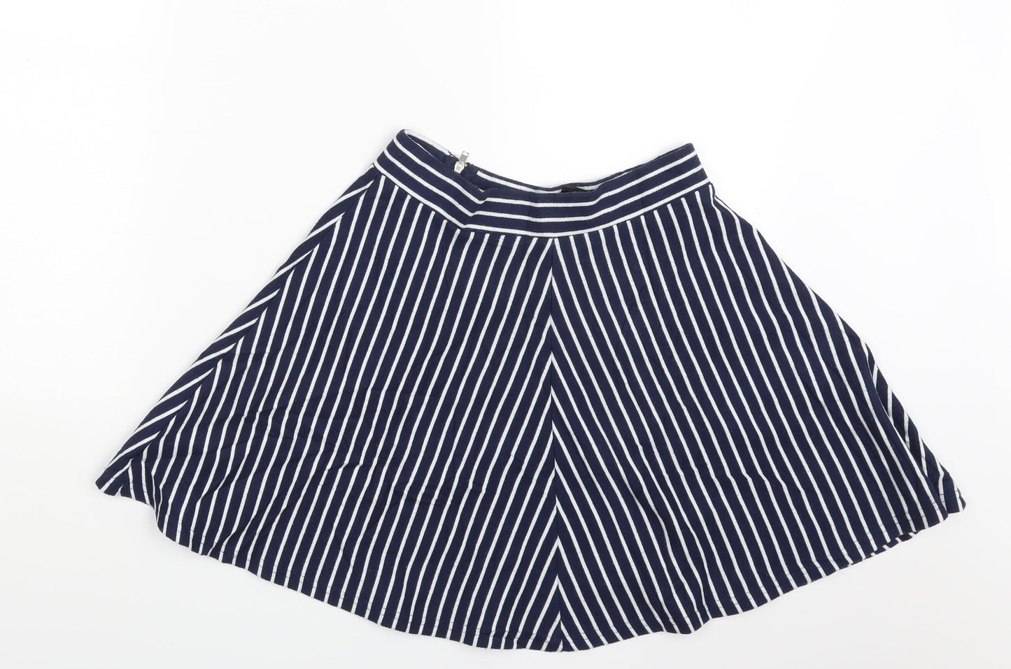 Divided Womens Multicoloured Striped  A-Line Skort Size S