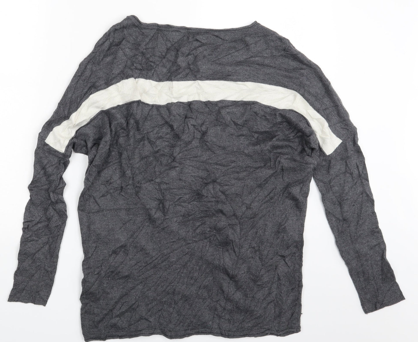 YAYAWOMEN  Womens Grey   Pullover Sweatshirt Size S