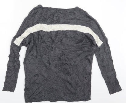 YAYAWOMEN  Womens Grey   Pullover Sweatshirt Size S