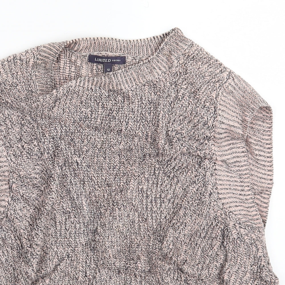 Womens UK Size 12 Limited  Edition Pink Pullover Jumper