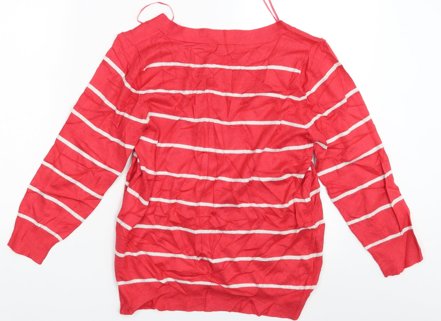 George Womens Multicoloured Striped  Pullover Jumper Size 14