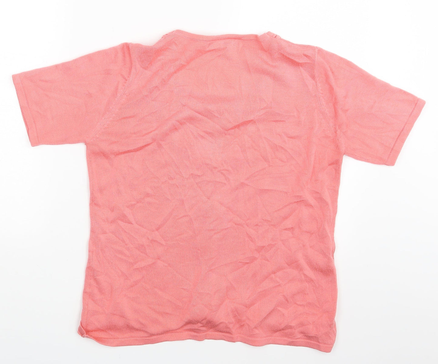 Womens UK Size S BM Pink Pullover Jumper