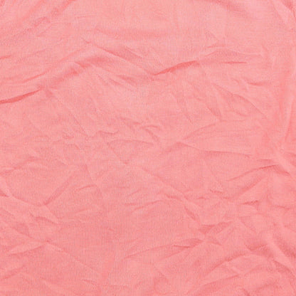 Womens UK Size S BM Pink Pullover Jumper