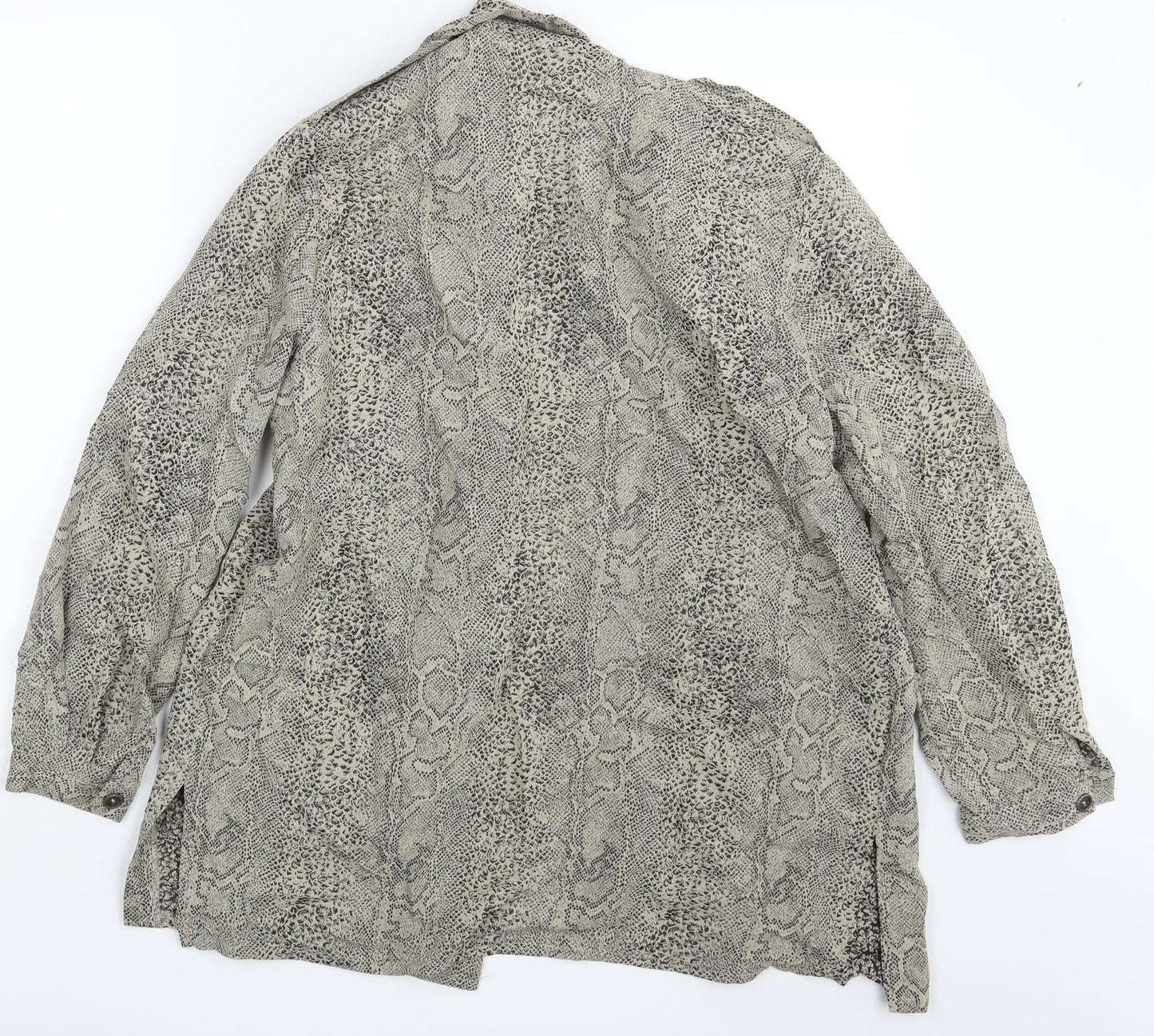 Legacy Womens Gold Camouflage  Basic Button-Up Size 12