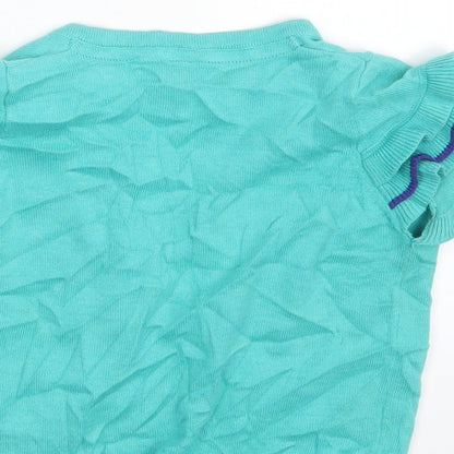 First Wish Girls Green   Cardigan Jumper Size 4 Years