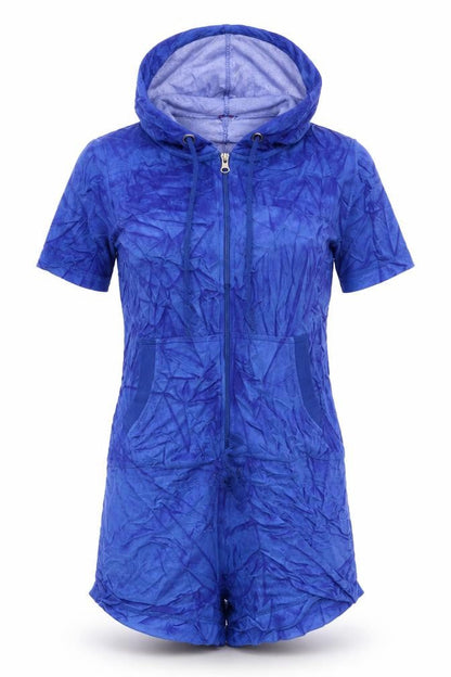 Boohoo Womens Blue   Coverall One-Piece Size 8