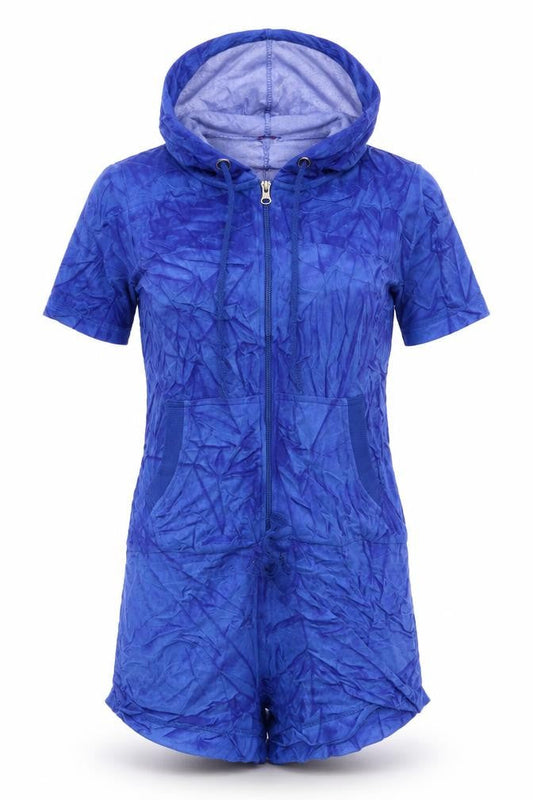 Boohoo Womens Blue   Coverall One-Piece Size 8
