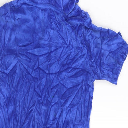 Boohoo Womens Blue   Coverall One-Piece Size 8