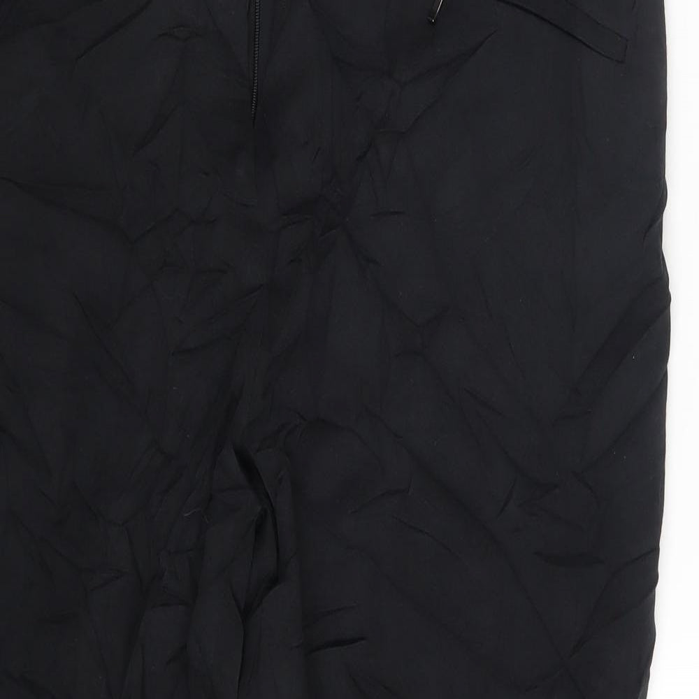Womens UK Size 16 M&S Slim Fit  Black Trousers