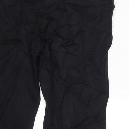 Womens UK Size 16 M&S Slim Fit  Black Trousers