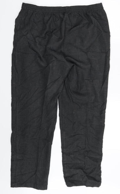 Womens UK Size 18 M&S Regular Fit Sweatpants Grey Trousers