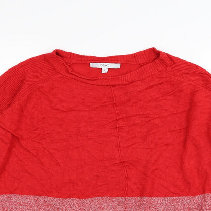 Womens UK Size M NEXT Red Pullover Jumper