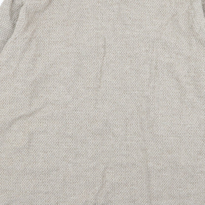 Womens UK Size L me Beige Cardigan Jumper