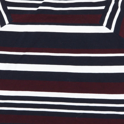 Per Una Womens Multicoloured Striped  Basic T-Shirt Size 18