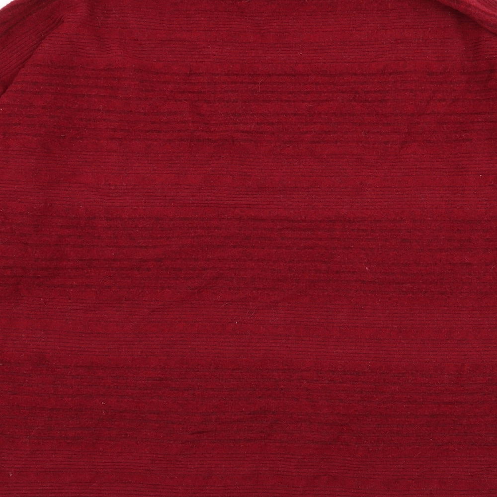 Womens UK Size 16 M&Co Red Pullover Jumper