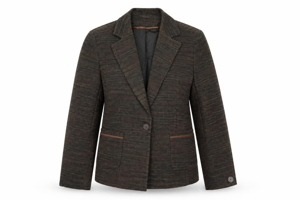 Klass Womens Brown   Jacket Blazer Size 12