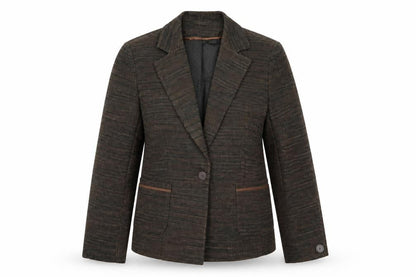 Klass Womens Brown   Jacket Blazer Size 12
