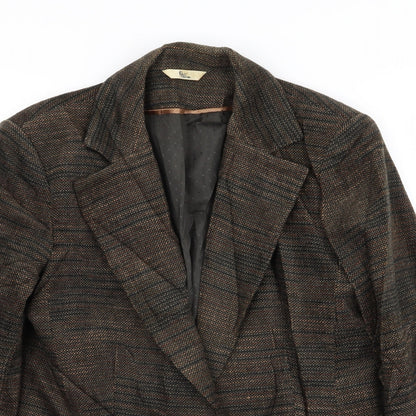 Klass Womens Brown   Jacket Blazer Size 12