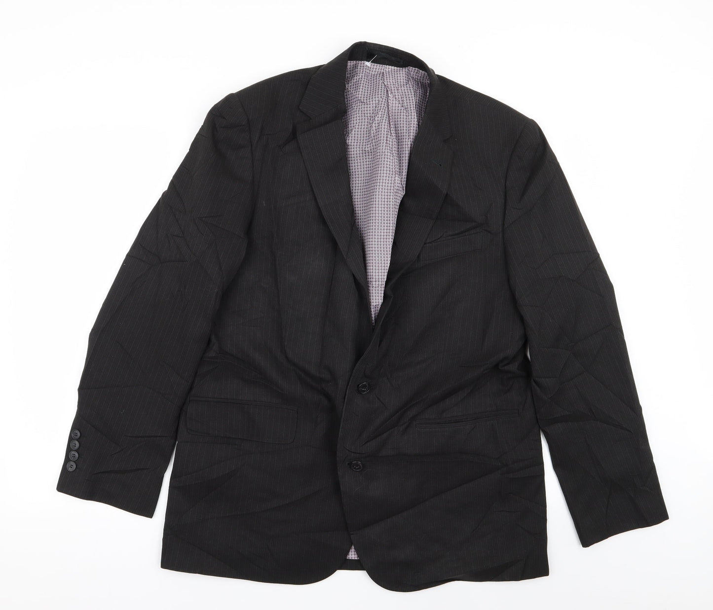Mens UK Size 42 taylor and wright Regular Black Suit Jacket