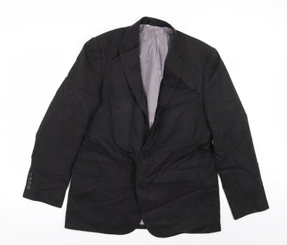 Mens UK Size 42 taylor and wright Regular Black Suit Jacket
