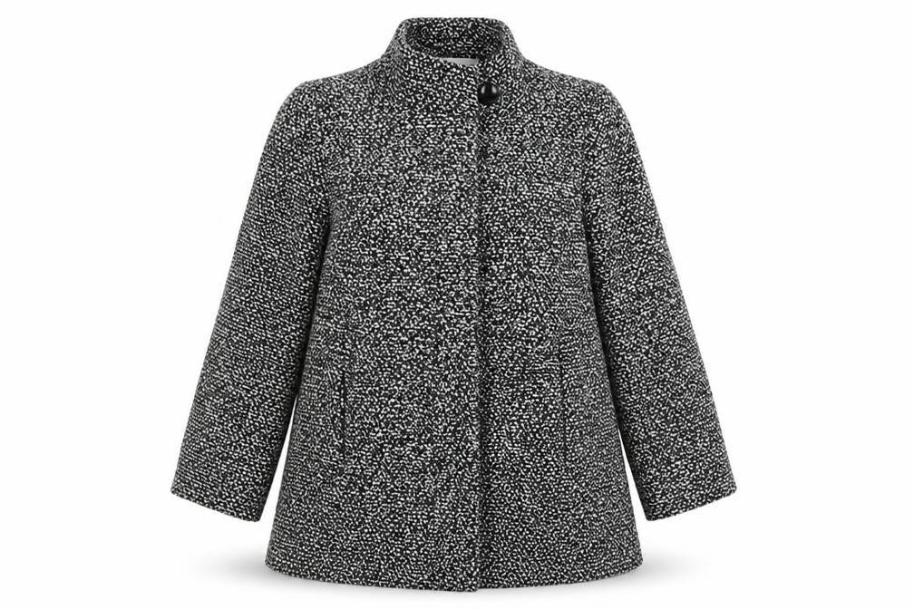 Womens UK Size 12 EWM Grey Overcoat