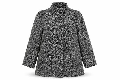 Womens UK Size 12 EWM Grey Overcoat