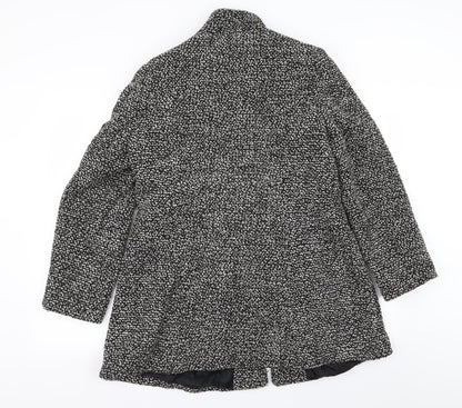 Womens UK Size 12 EWM Grey Overcoat