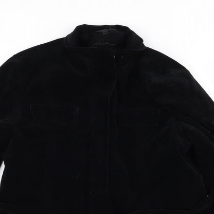Womens UK Size 10 DASH Black Overcoat