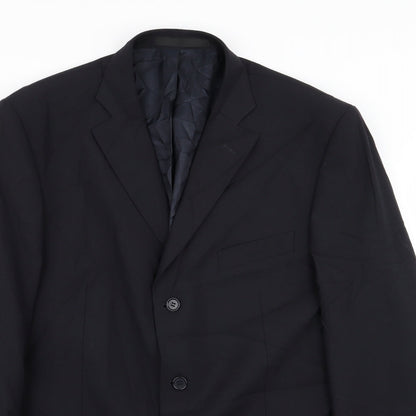 Mens UK Size 44 M&S Regular Blue Suit Jacket