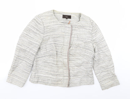 NEXT Womens Multicoloured Geometric  Jacket Blazer Size 14