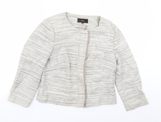 NEXT Womens Multicoloured Geometric  Jacket Blazer Size 14