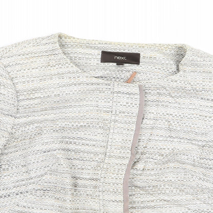 NEXT Womens Multicoloured Geometric  Jacket Blazer Size 14