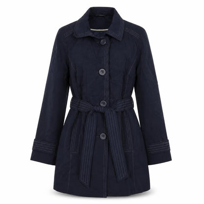 Womens UK Size 14 BM Blue Overcoat